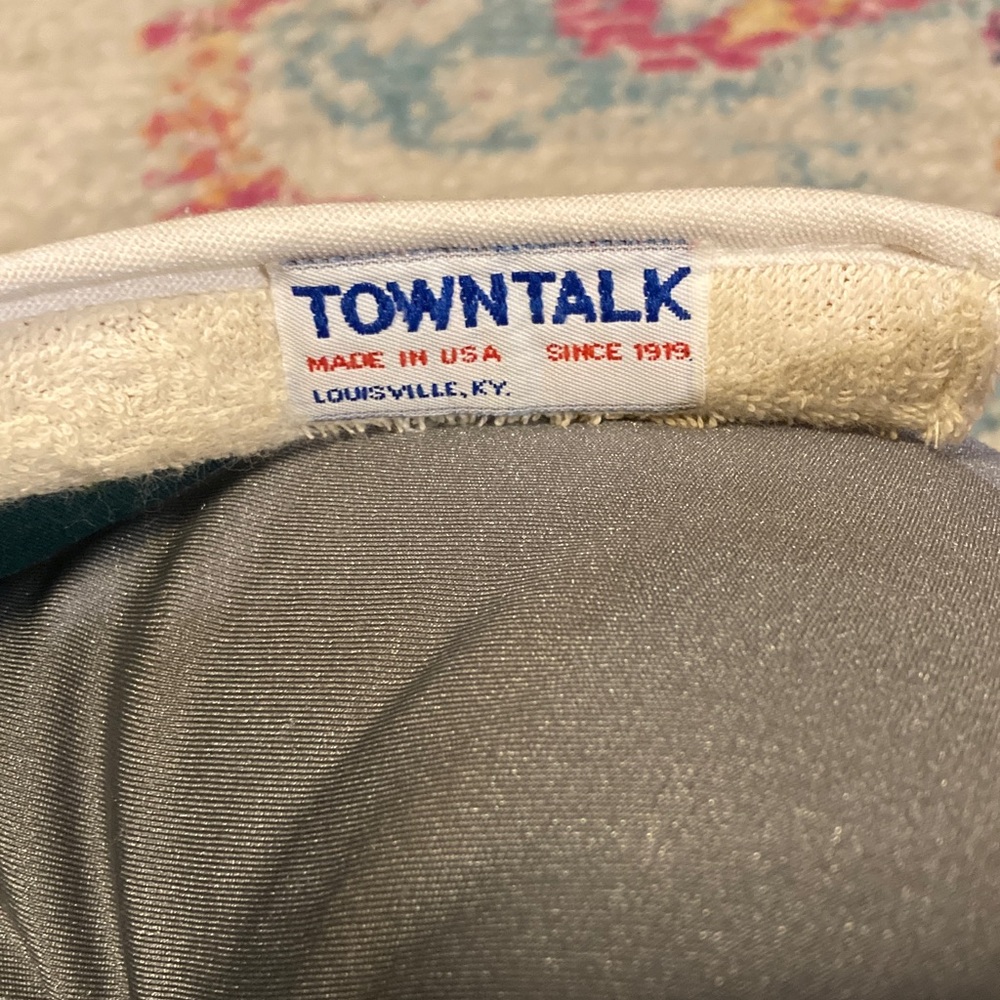 Women's White Towntalk Vintage Sun Visor - Picture 2 of 4